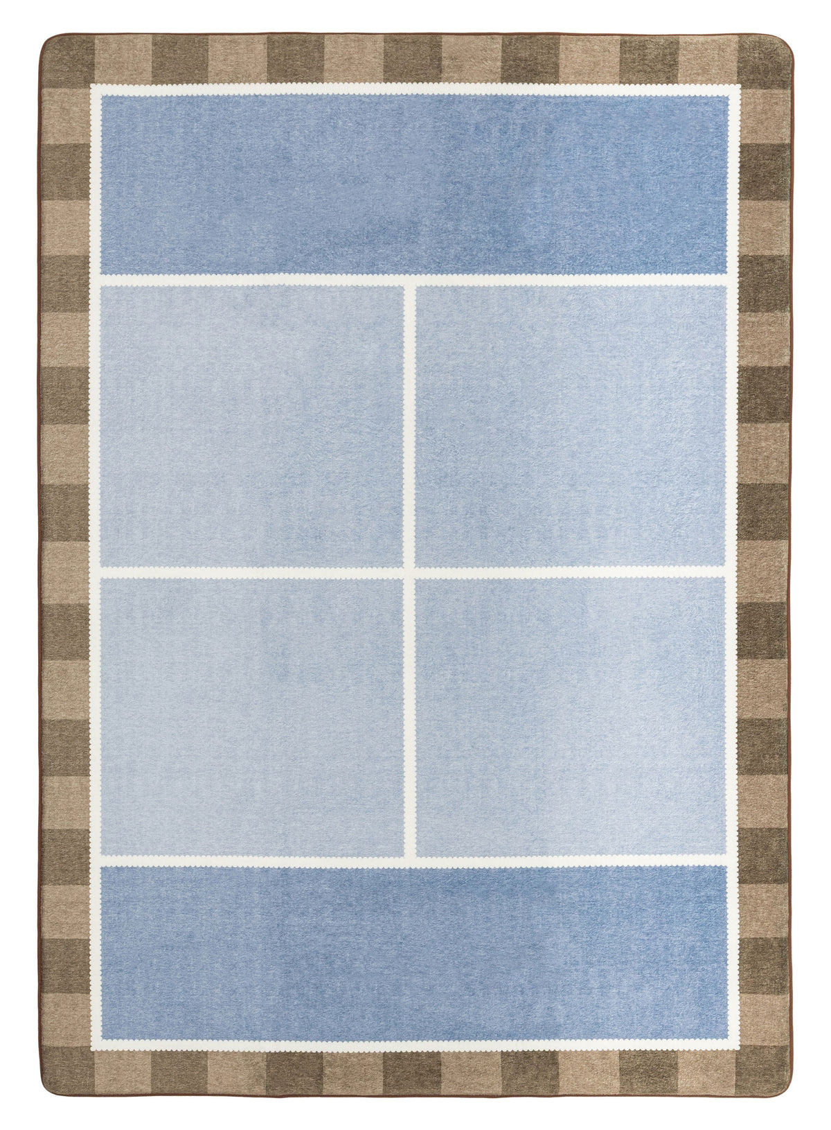 Nara Blue and Green Tennis Court Playmat