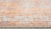 Narem Pink Orange and Blue Traditional Distressed Washable Runner Rug