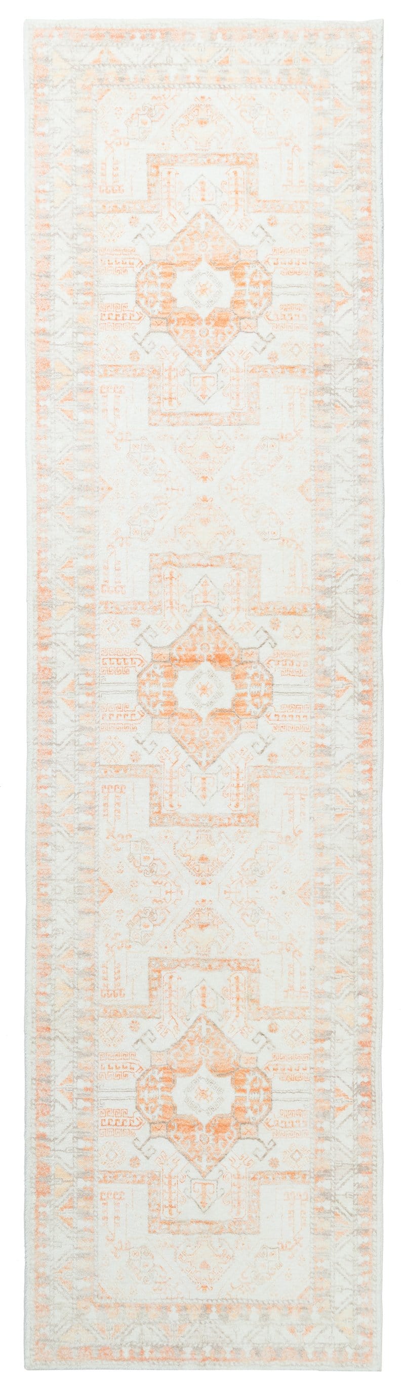 Natalya Orange Washable Runner Rug *NO RETURNS UNLESS FAULTY