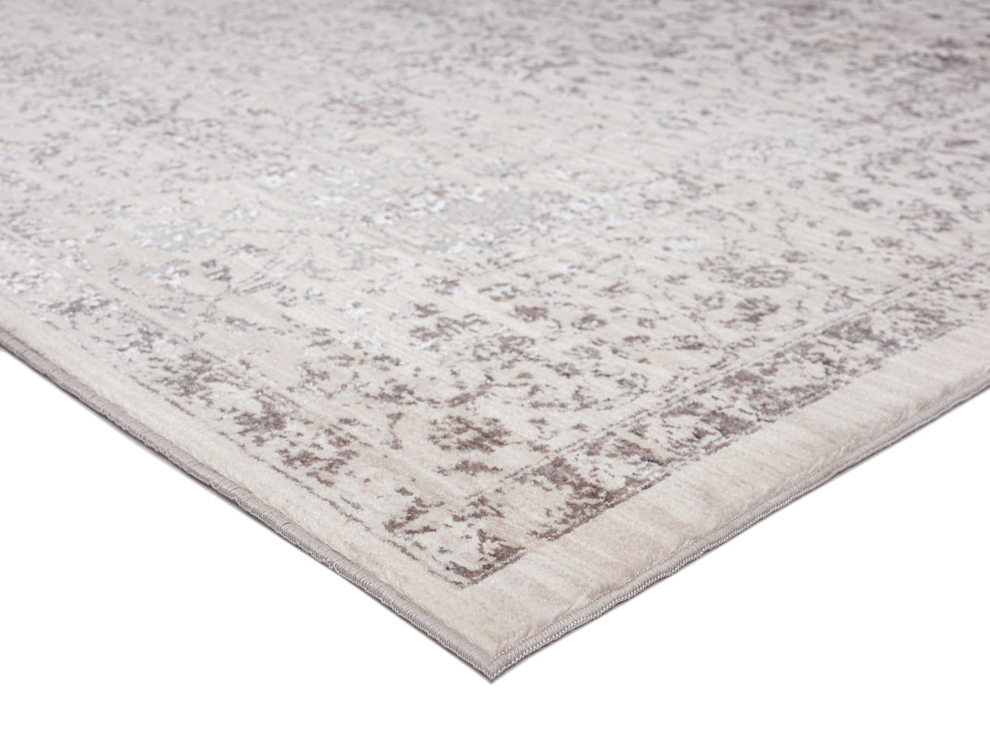 Natasha Cream And Silver Grey Traditional Floral Rug *NO RETURNS UNLESS FAULTY