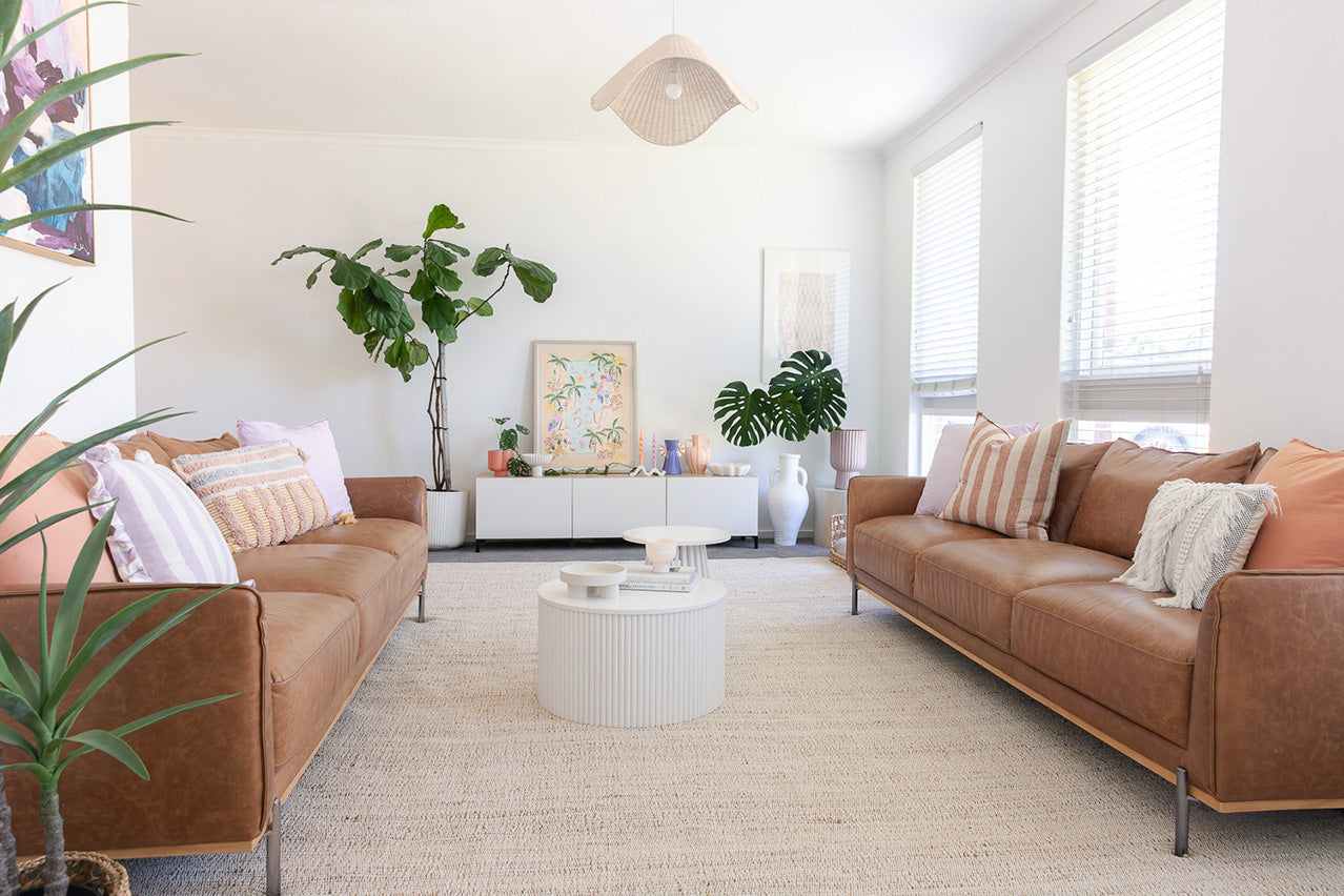 Naveya Natural Flatweave Jute and Cotton Rug