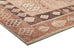 Necha Beige and Brown Tribal Washable Rug