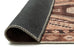 Necha Beige and Brown Tribal Washable Runner Rug