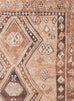 Necha Beige and Brown Tribal Washable Rug