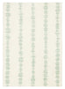 Nelia Mint Green Abstract Pattern Washable Rug