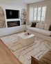 Neriza Cream & Beige Tribal Shag Rug