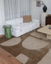 Nezar Brown Geometric Rug