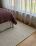 Noemie Cream and Beige Chunky Wool Rug