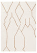 Nyla Cream and Gold Tribal Shag Rug *NO RETURNS UNLESS FAULTY