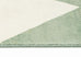 Octavia Green Cream Checkered Washable Rug