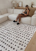 Odette Beige Brown Animal Print Washable Rug