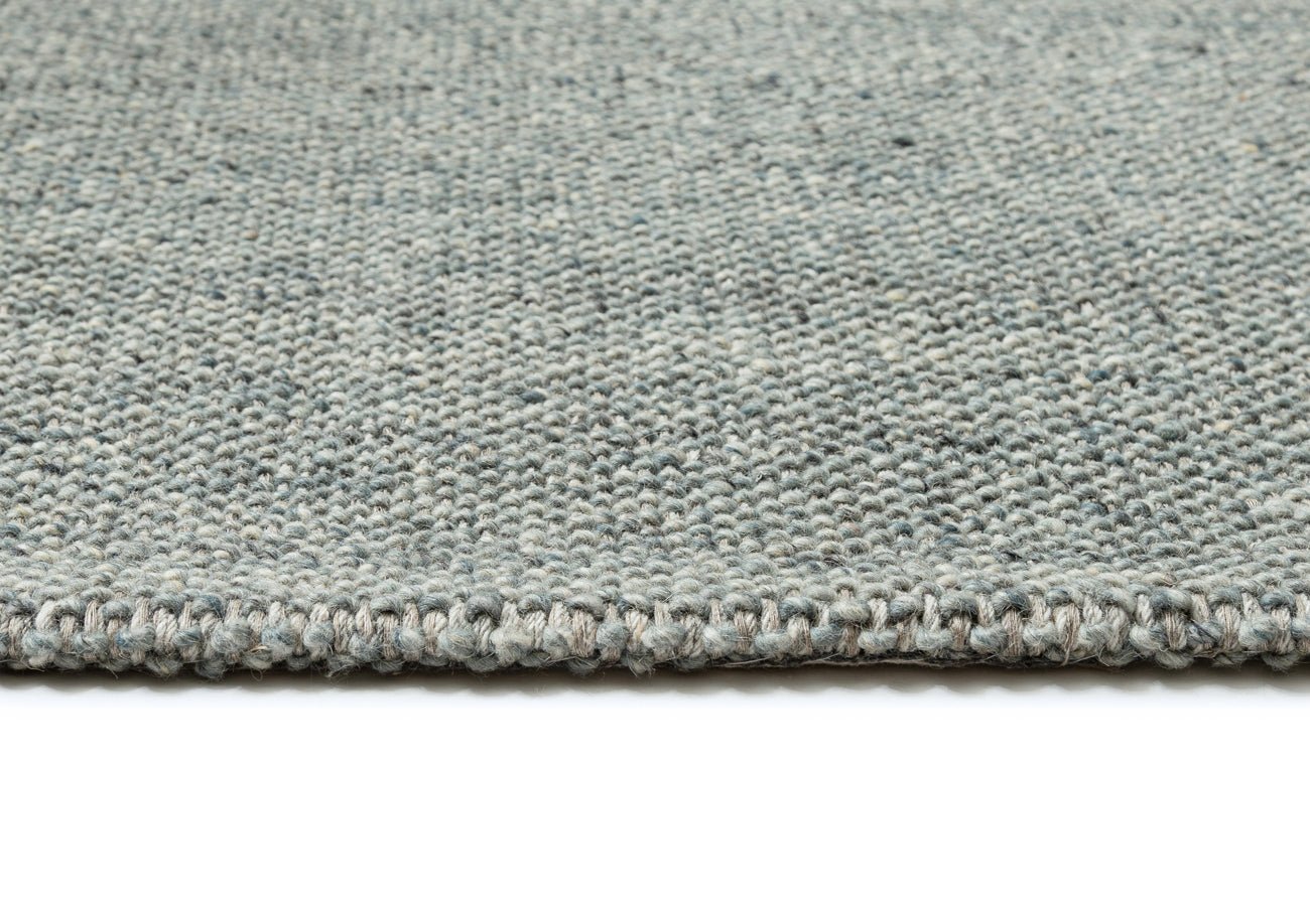 Odielle Blue Handmade Wool Rug