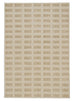 Ouargia Textured Geometric Neutral Washable Rug