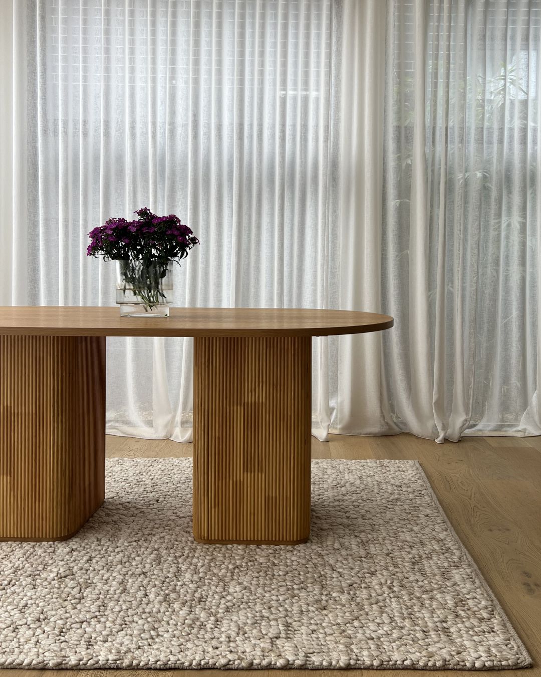 Patrice Natural Taupe Pebble Loop Rug