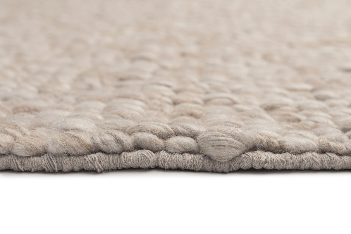 Patrice Natural Taupe Pebble Loop Rug