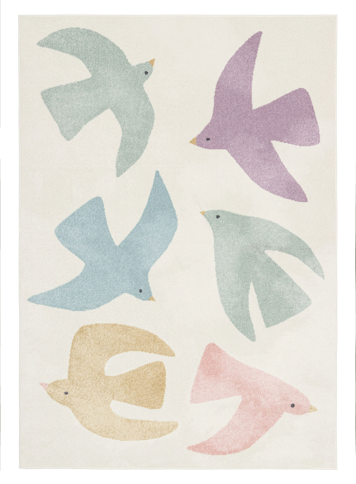 Philomena Multi Coloured Bird Rug