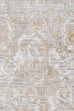 Piya Brown and Grey Traditional Distressed Rug