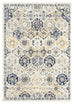 Priscilla Yellow and Navy Blue Floral Transitional Rug*NO RETURNS UNLESS FAULTY