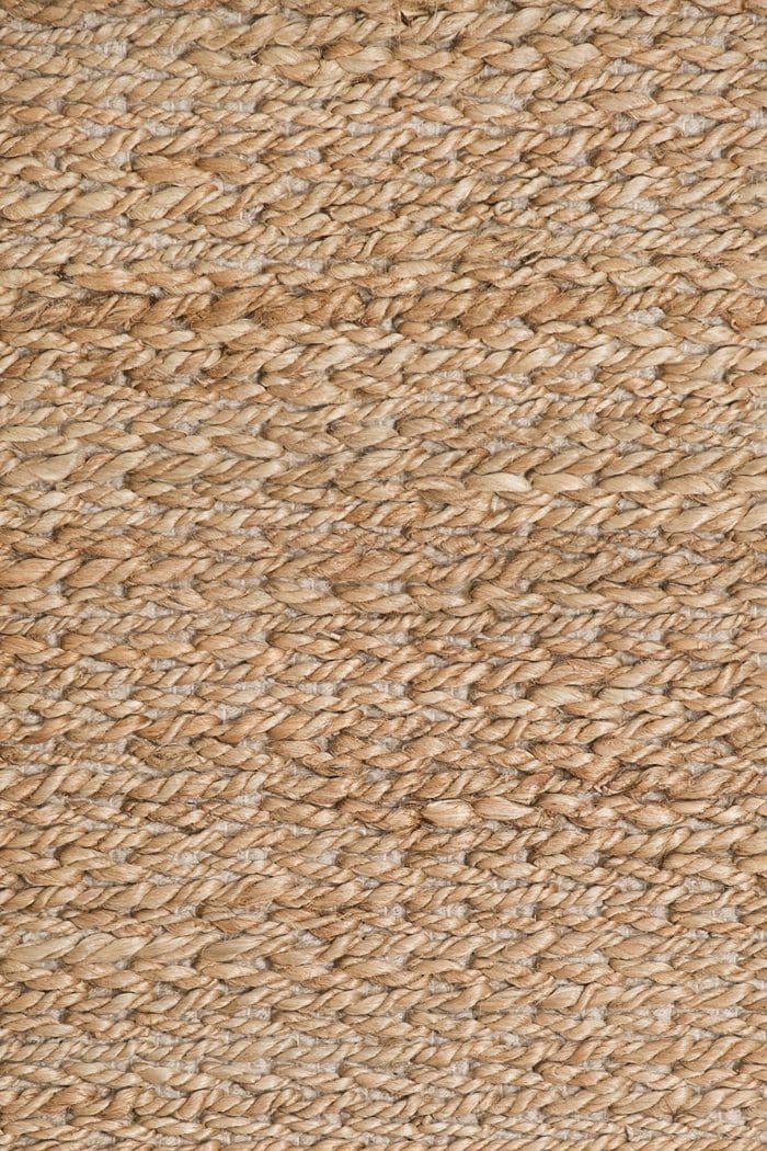 Indigo Natural Tan Braided Jute Runner Rug