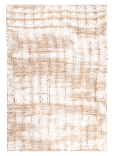 Reema Ivory Cream Jute and Wool Textured Rug