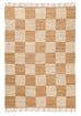 Riley Natural and Bleached Checkered Jute Rug