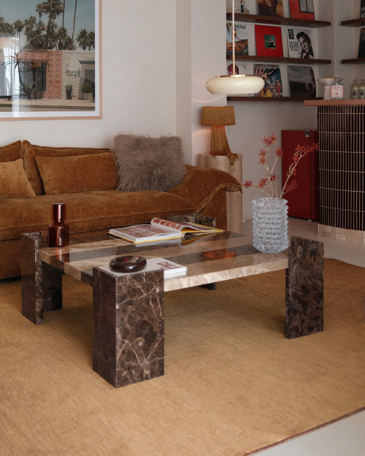 Rocha Tonal Tobacco Brown Rug