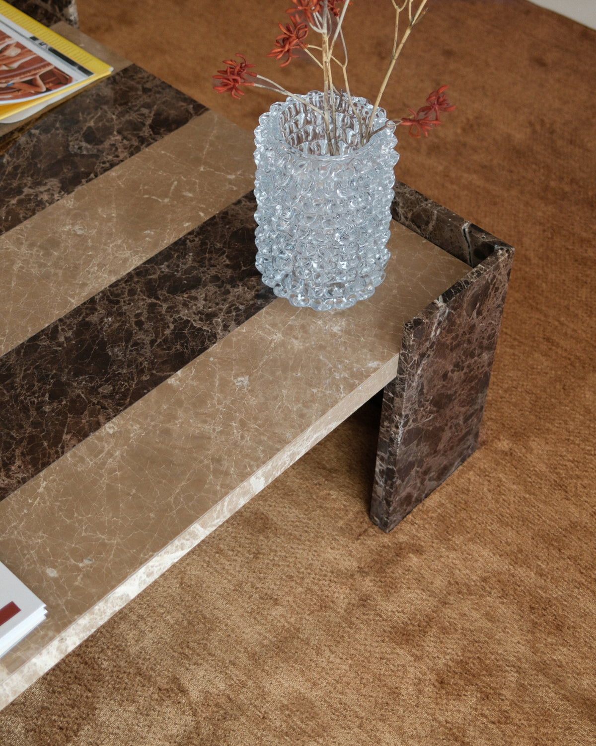 Rocha Tonal Tobacco Brown Rug