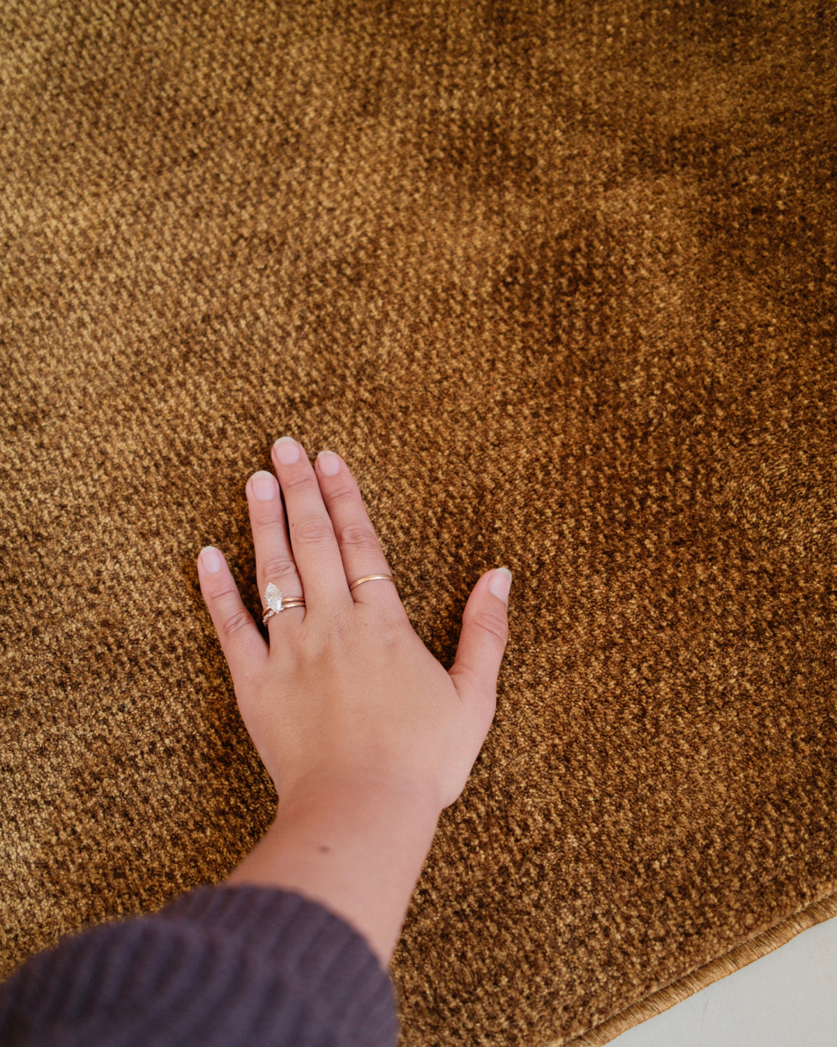 Rocha Tonal Tobacco Brown Runner Rug