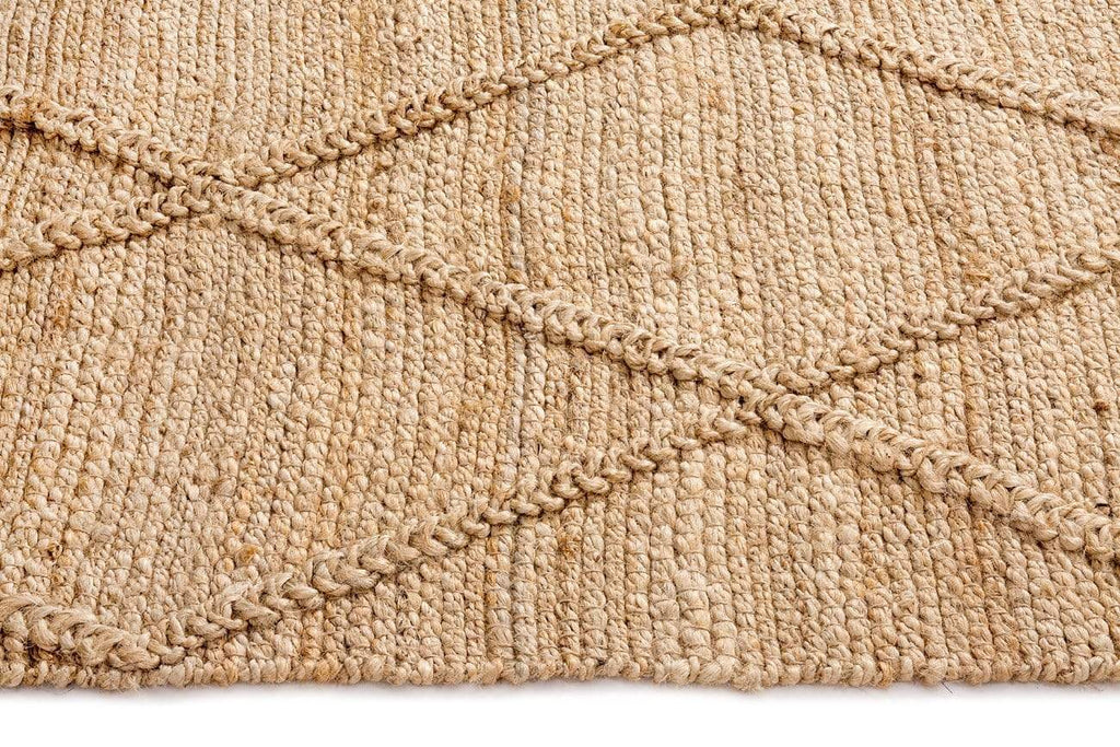 Diamond Braided Jute Rug