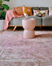 Sahara Turkish Style Pink Distressed Medallion Rug *NO RETURNS UNLESS FAULTY