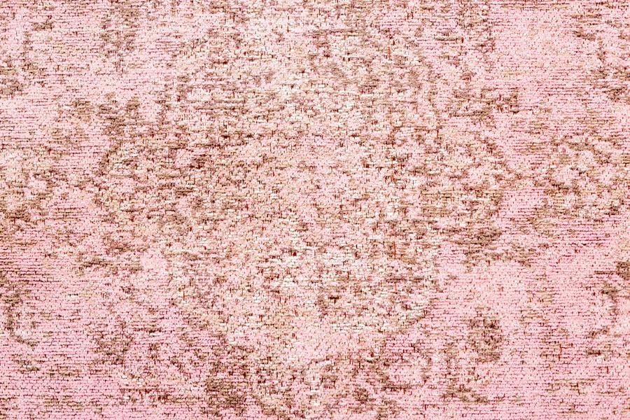 Sahara Turkish Style Pink Distressed Medallion Runner Rug