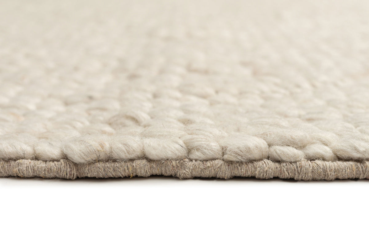 Salina Natural Ivory Pebble Loop Rug