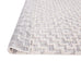 Sarita Ivory and Grey Geometric Textured Rug