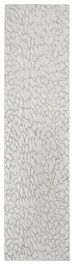 Sasha Ivory Cream And Grey Abstract Transitional Runner Rug *NO RETURNS UNLESS FAULTY