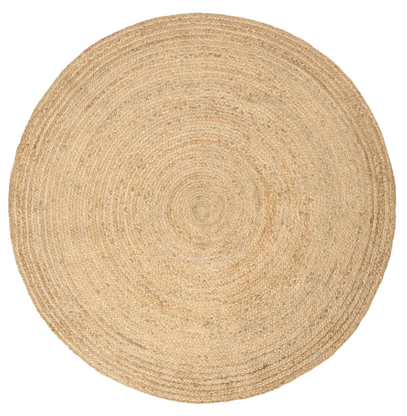 Sayulita Natural Hand-Braided Round Jute Rug