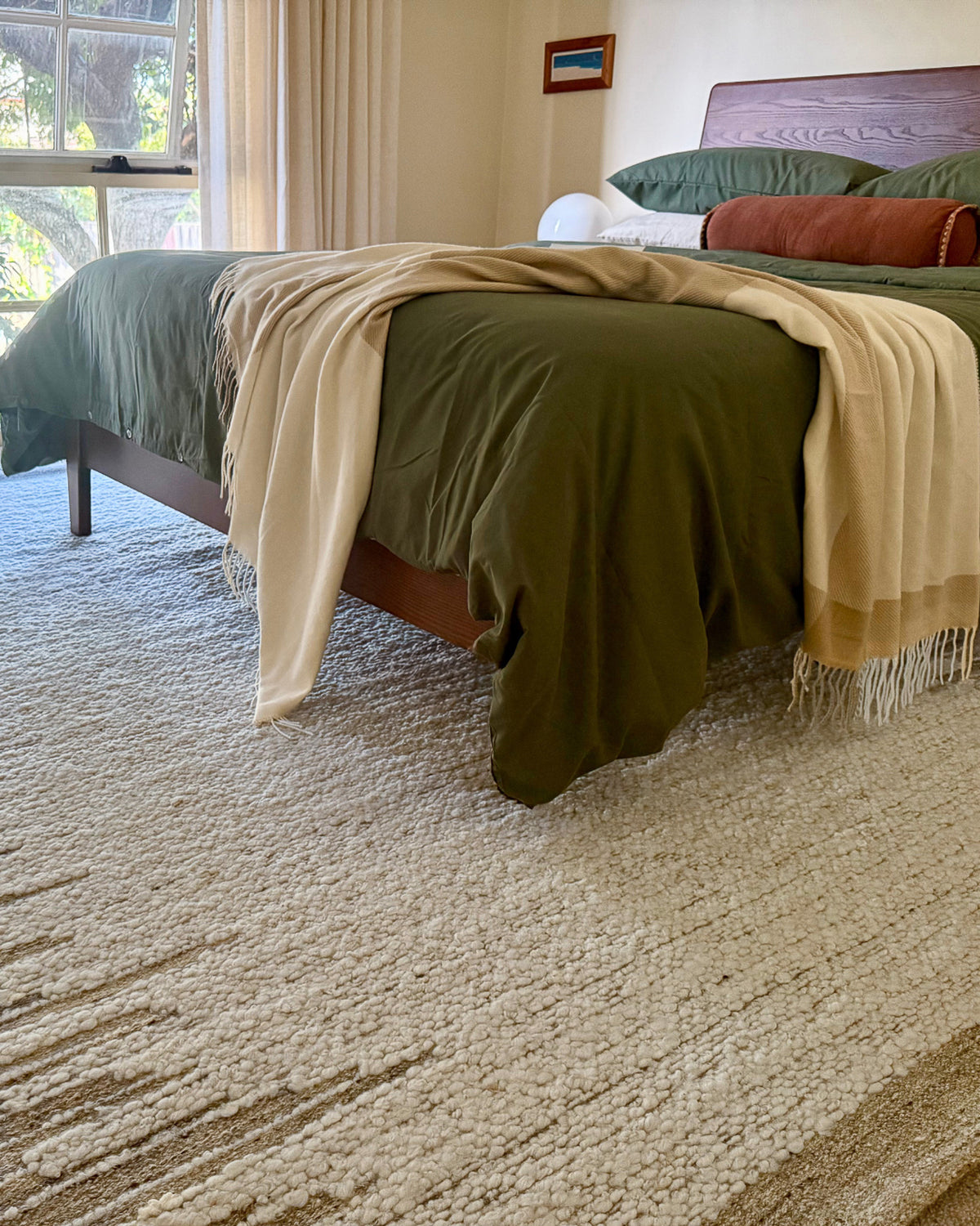 Selima Bordered Cream Rug