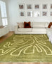 Shandi Green Hand Drawn Washable Rug