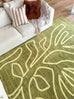 Shandi Green Hand Drawn Washable Rug