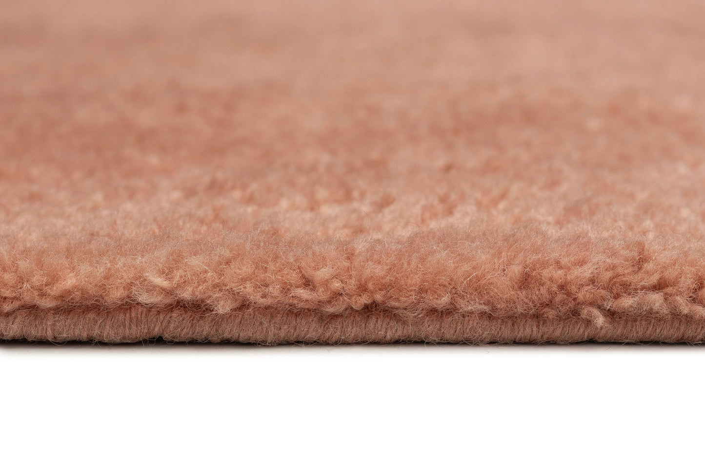 Shannon Pink Wool Shag Rug