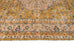 Sissa Mustard and Peach Floral Distressed Rug