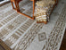 Sitaah Brown and Ivory Tribal Flatweave Indoor Outdoor Rug