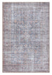 Sorra Blue and Brown Traditional Distressed Washable Rug*NO RETURNS UNLESS FAULTY