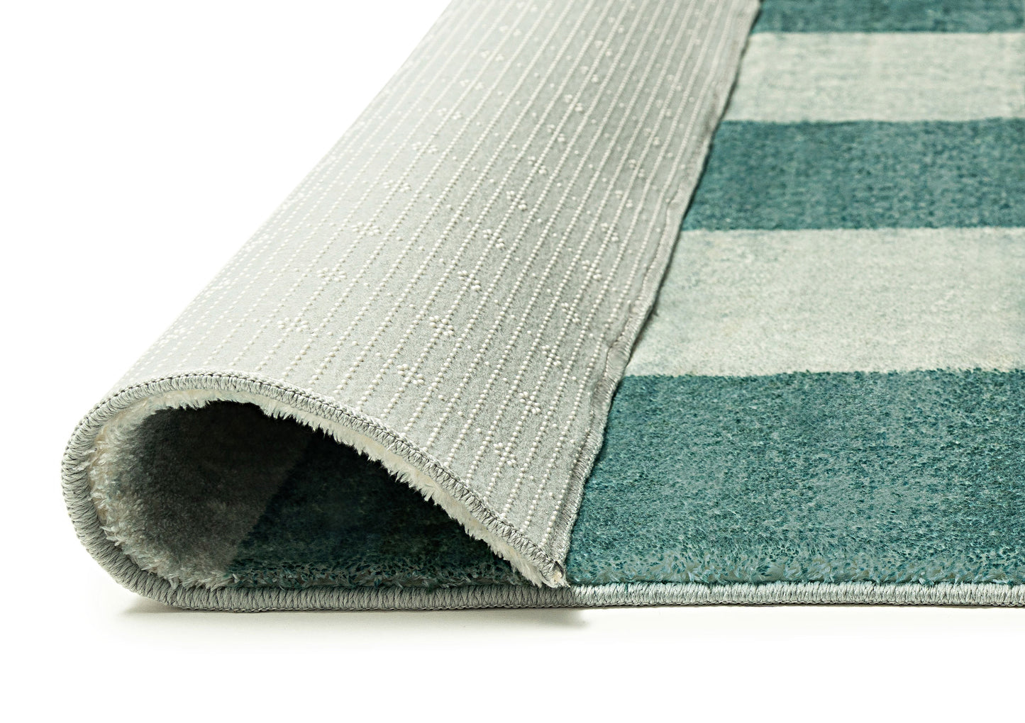 Steffi Green Checkered Washable Rug