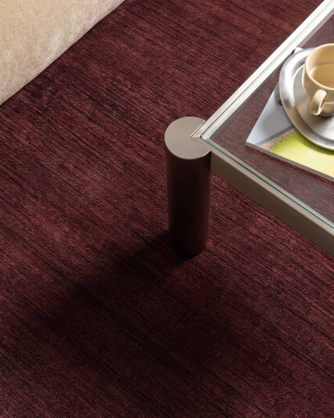 Sullivan Burgundy Handloomed Rug