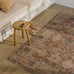 Sydelle Brown and Grey Traditional Distressed Washable Rug