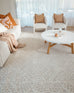 Takalo Beige and Ivory Textured Tribal Rug