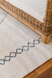 Tamira Grey and Ivory Diamond Tribal Rug*NO RETURNS UNLESS FAULTY