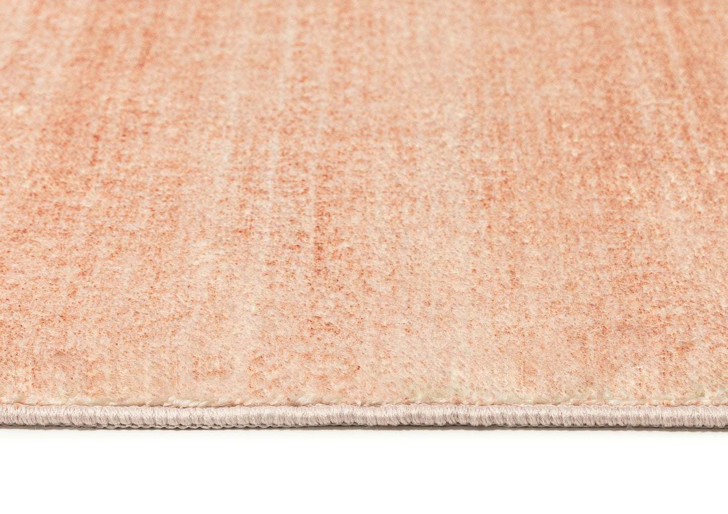 Tarquin Peach Pink Minimal Washable Rug