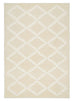 Tata Textured Diamond Neutral Washable Rug