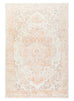 Theodora Orange and Beige Distressed Washable Rug*NO RETURNS UNLESS FAULTY